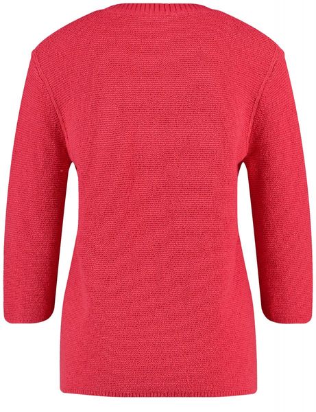 Gerry Weber Collection Jumper with a cable pattern  - red (60140)