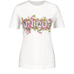 Gerry Weber Edition T-shirt avec imprimée - blanc/rose/vert (99600)