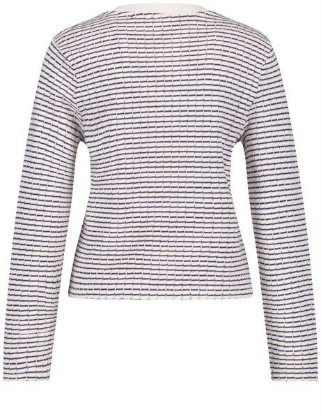 Gerry Weber Edition Sweater with striped pattern  - beige/white (09080)