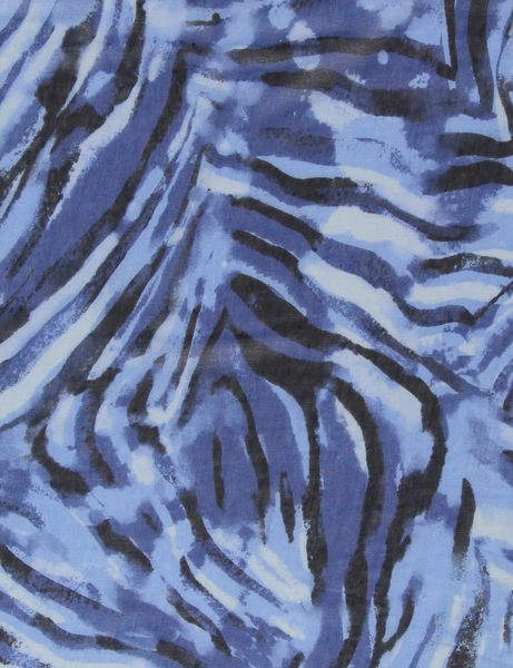 Gerry Weber Edition Echarpe fluide avec bord frangé - bleu (08089)