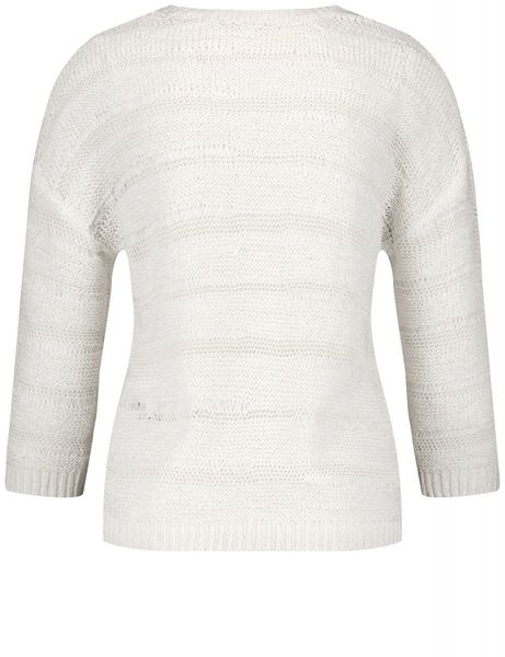 Gerry Weber Edition Knitted sweater - beige/white (99700)
