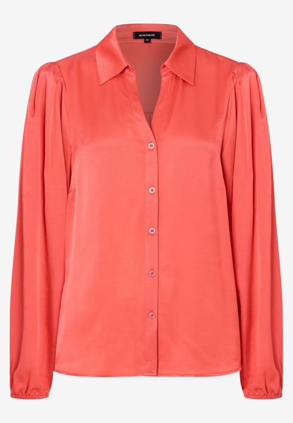 More & More Satin shirt blouse - orange (0528)