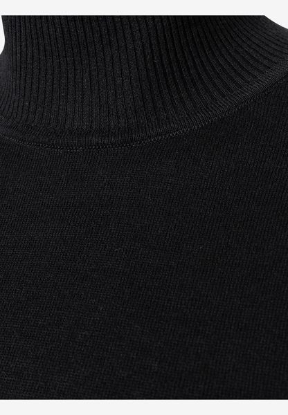 More & More Kurzarm-Pullover mit Kaschmir - schwarz (0790)
