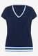 More & More T-shirt with knitted cuffs - blue (0379)