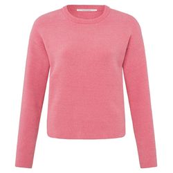 Yaya Chenille sweater with crewneck   - pink (51920)