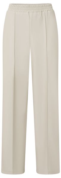 Yaya Pantalon large en similicuir - beige (44501)