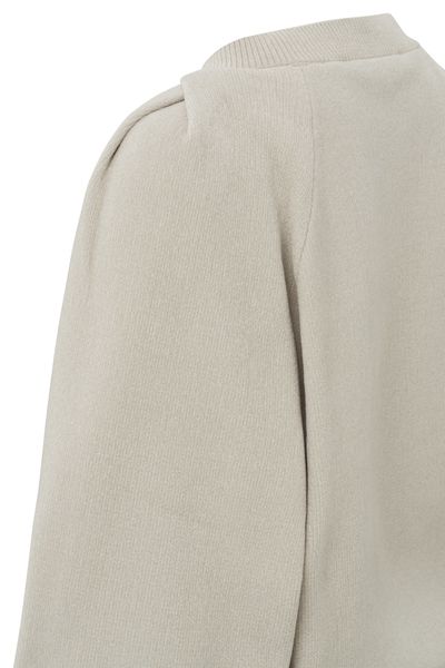 Yaya Chenille sweater with V-neck - beige (44501)