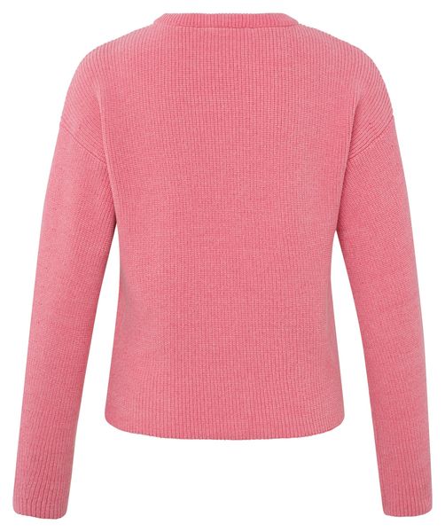 Yaya Chenille sweater with crewneck   - pink (51920)