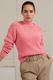 Yaya Chenille-Pullover mit Rundhalsausschnitt - pink (51920)