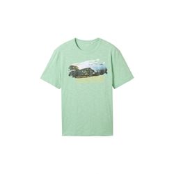 Tom Tailor T-Shirt mit Print - grün (23383)