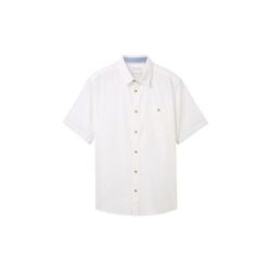 Tom Tailor Regular Kurzarmhemd - weiß (20000)