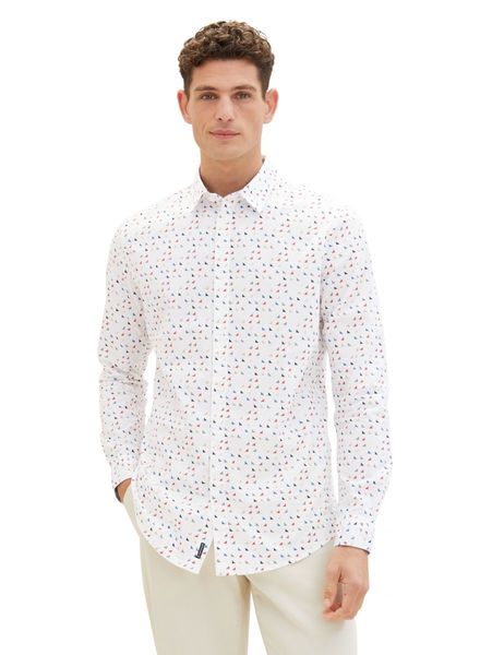 Tom Tailor Chemise à motifs - blanc (34612)