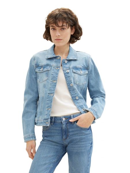 Tom Tailor Denim jacket with recycled cotton - blue (10142)