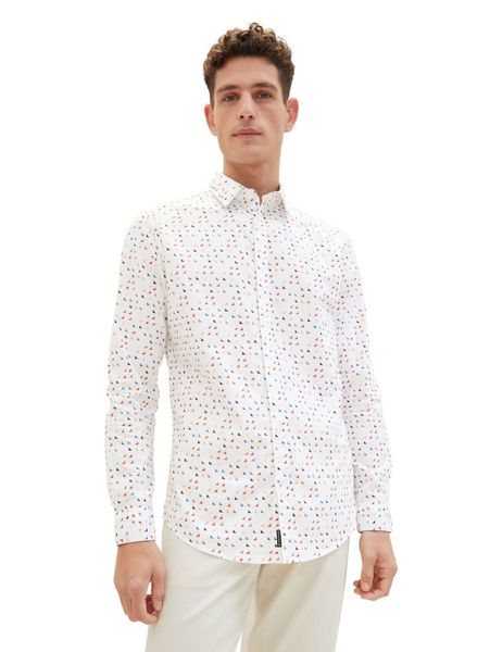 Tom Tailor Patterned shirt - white (34612)