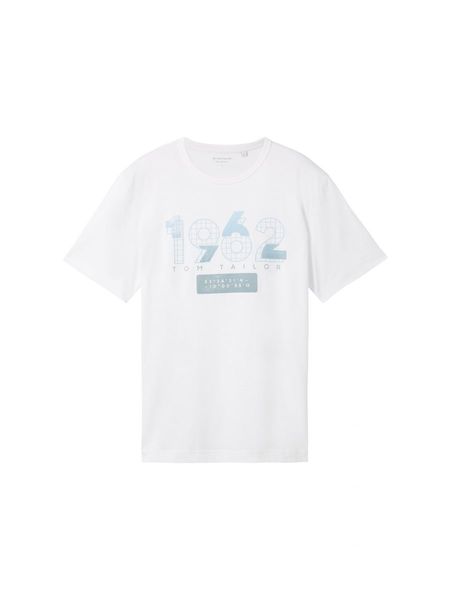 Tom Tailor T-Shirt mit Print - weiß (20000)