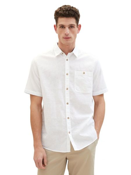 Tom Tailor Chemise à manches courtes - blanc (20000)