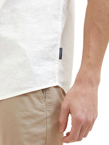 Tom Tailor Regular short-sleeved shirt - white (20000)