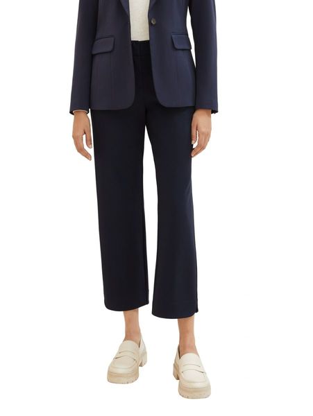 Tom Tailor Cropped Mia Straight Pants - blue (10668)