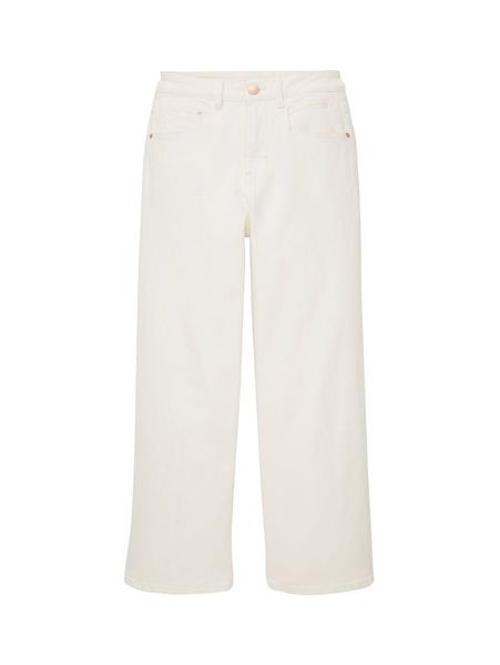 Tom Tailor Culotte Jeans - weiß (10315)