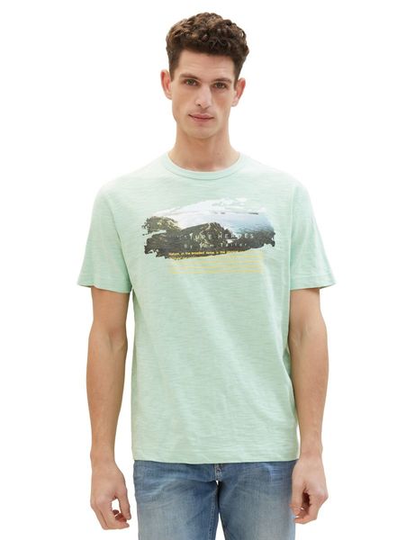 Tom Tailor T-Shirt mit Print - grün (23383)