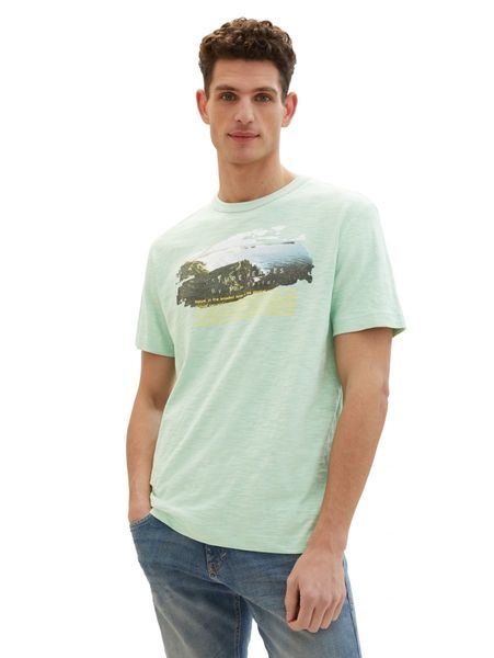 Tom Tailor T-shirt avec imprimé - vert (23383)