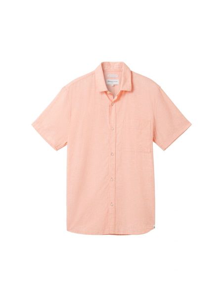 Tom Tailor Denim Cotton linen shirt - orange (34907)