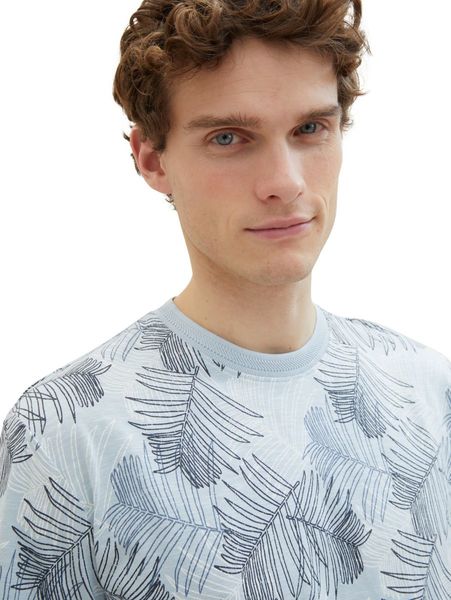 Tom Tailor T-shirt with all-over print  - blue (35094)