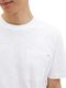 Tom Tailor T-shirt basique au look chiné - blanc (20000)