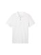 Tom Tailor Polo shirt with all-over print - white (34624)
