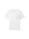 Tom Tailor T-shirt with print detail - white (20000)