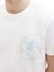 Tom Tailor T-shirt avec détail imprimé - blanc (20000)