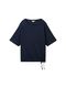 Tom Tailor T-shirt with round neckline - blue (10668)