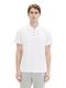 Tom Tailor Polo shirt with all-over print - white (34624)