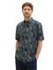 Tom Tailor Kurzarmhemd mit Print - blau (35095)