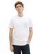 Tom Tailor T-shirt avec détail imprimé - blanc (20000)
