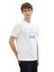 Tom Tailor T-shirt avec imprimé - blanc (20000)