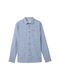 Tom Tailor Shirt with linen - blue (34724)