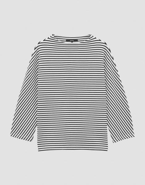 someday Sweater - Ulola detail - weiß/schwarz (900)