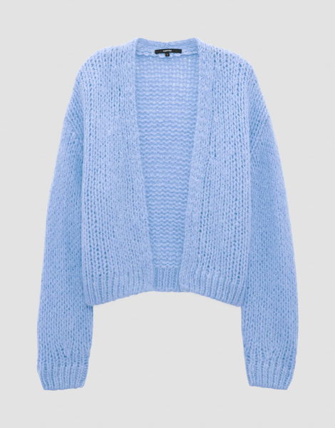 someday Chunky knit jacket - Talvia - blue (60025)