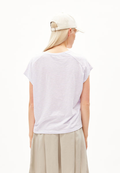 Armedangels Shirt rayé - Oneliaa Lovely Stripes - violet (2715)