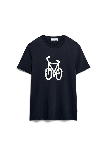 Armedangels T-Shirt - Jaames Fun Bike - blue (1237)