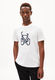 Armedangels T-Shirt - Jaames Fun Bike - white (188)