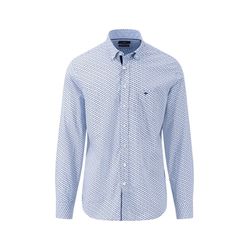 Fynch Hatton Hemd mit Button-Down-Kragen - blau (404)