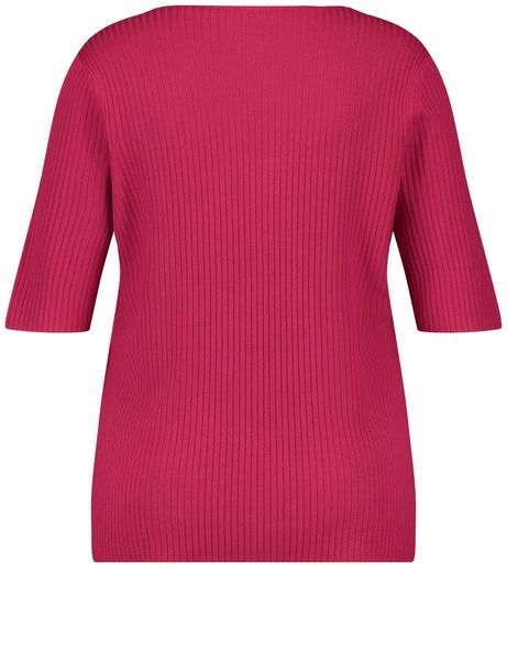 Samoon Pullover with half sleeves - pink (03320)