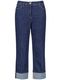 Samoon 7/8 Jeans mit Kontraststepp - blau (08999)
