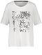 Samoon T-shirt avec imprimé sur le devant - blanc (09602)