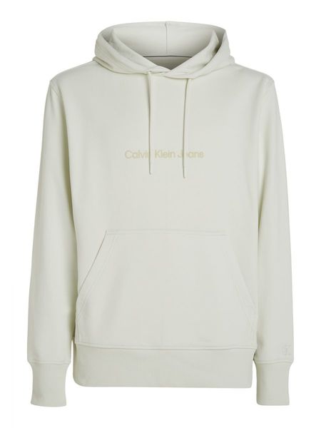 Calvin Klein Jeans Logo-Hoodie Mit Rückseite Aus Frottee - weiß (CGA)