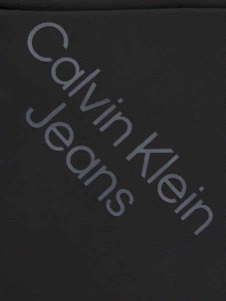 Calvin Klein Sac de reporter avec logo - noir (01R)