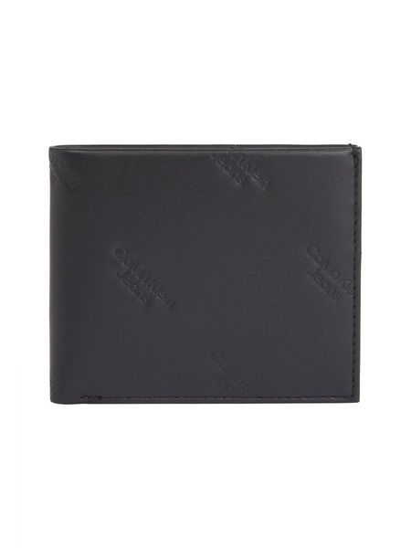 Calvin Klein Portefeuille RFID en cuir avec logo - noir (0GK)