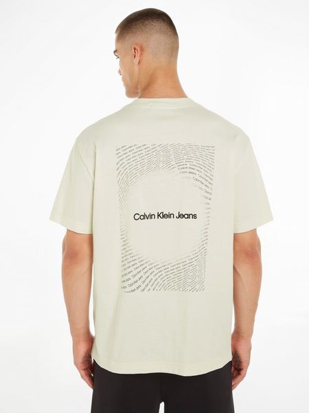 Calvin Klein Jeans Casual T-shirt with logo on back - white (CGA)